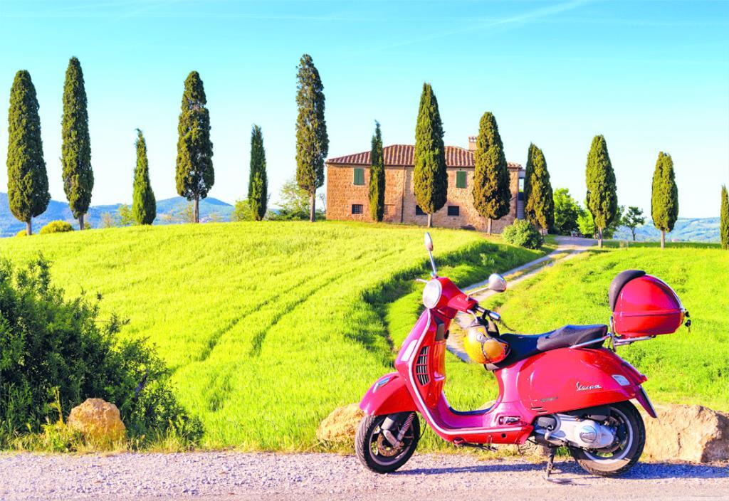 Educa Puzzle Scooter In Toscana 1500 Parça Puzzle