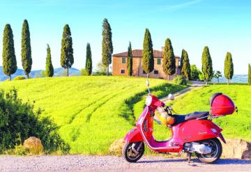 Educa Puzzle Scooter In Toscana 1500 Parça Puzzle