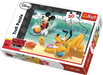 Trefl Puzzle Mickey And Pluto At The Beach 30 Parça Yapboz