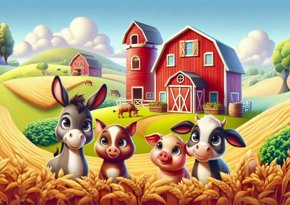 Art Çocuk Çiftlik Dostları 25 Parça Puzzle