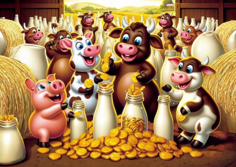 Art Çocuk Süt Hazinesi 25 Parça Puzzle