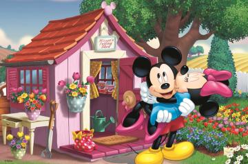 Trefl Puzzle Mickey And Minnie In The Garden 60 Parça Yapboz