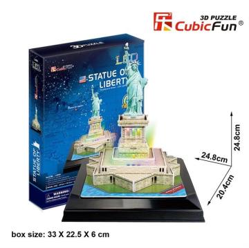 Cubic Fun Özgürlük Anıtı - ABD (Led Işıklı)