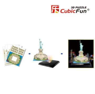 Cubic Fun Özgürlük Anıtı - ABD (Led Işıklı)