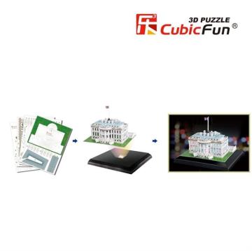 Cubic Fun Beyaz Saray - ABD  (Led Işıklı)