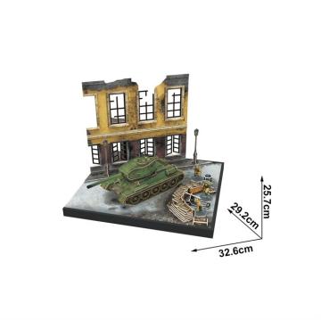 Cubic Fun Soviet T34/85 Dioroma Set