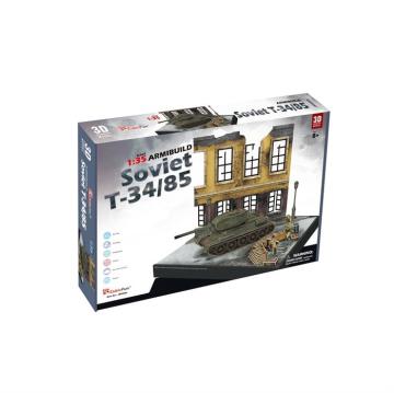 Cubic Fun Soviet T34/85 Dioroma Set