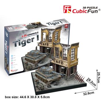 Cubic Fun German Tiger I Mid Dioroma Set