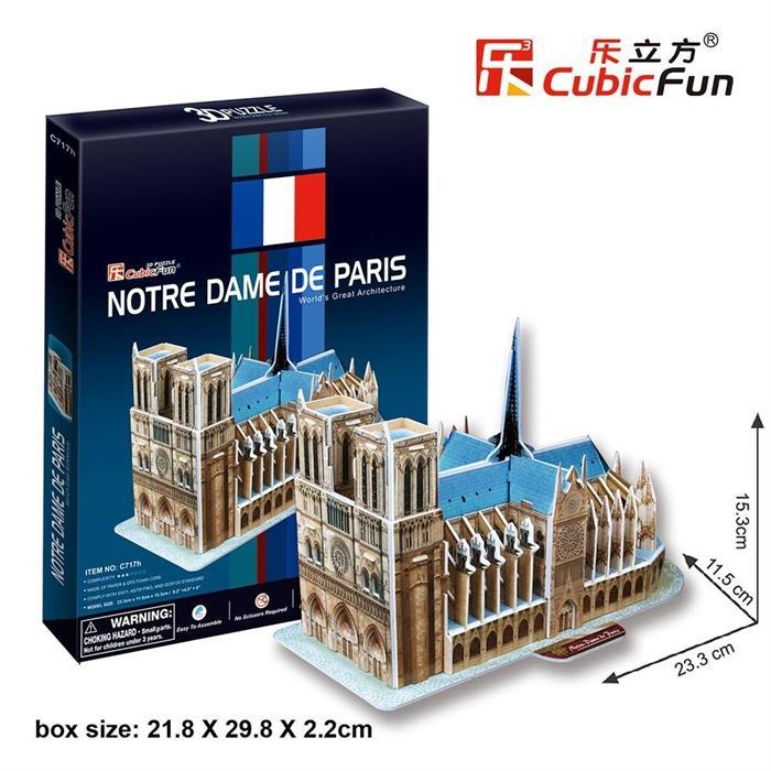 Cubic Fun Notre Dame Kilisesi - Fransa