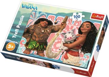 Trefl Puzzle Moana And Friends 100 Parça Yapboz
