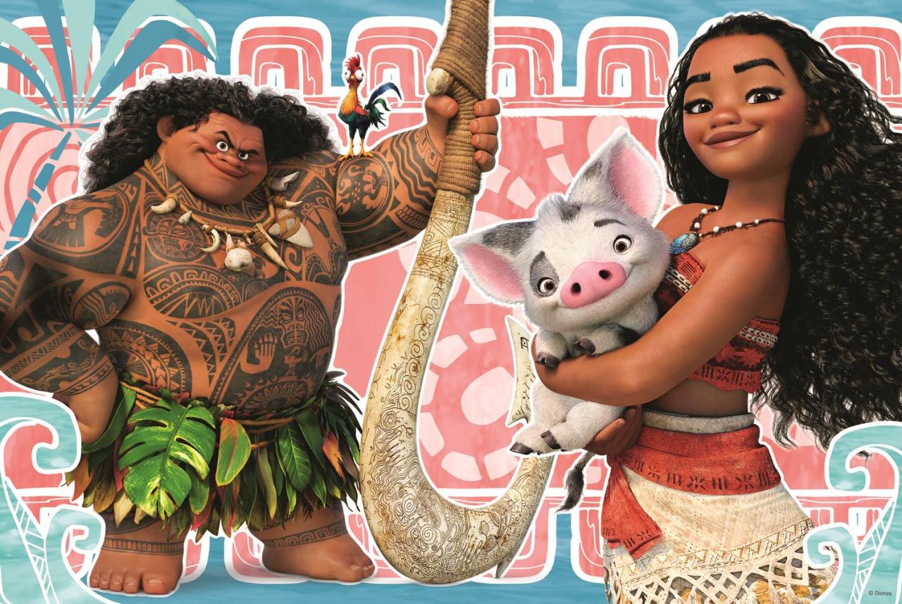 Trefl Puzzle Moana And Friends 100 Parça Yapboz