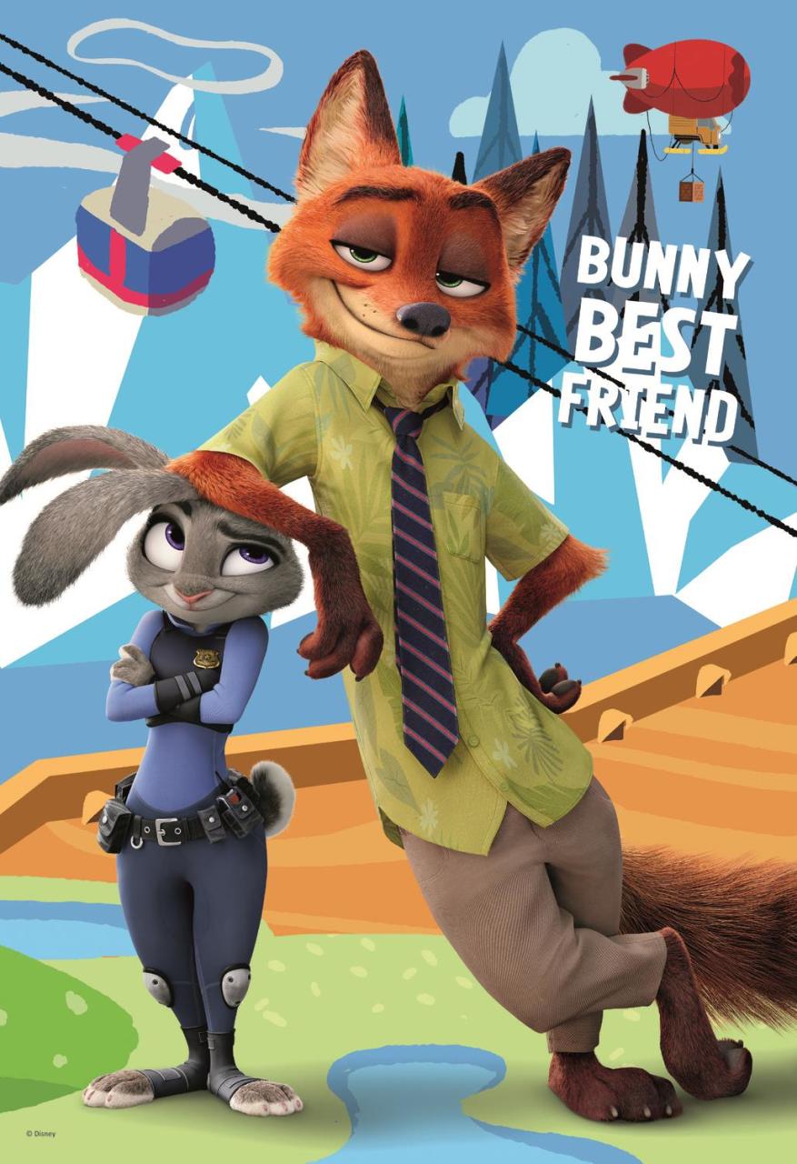 Trefl Puzzle Judy And Nick Zootopia 100 Parça Yapboz