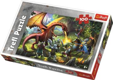 Trefl Puzzle Meeting The Dragon 100 Parça Yapboz