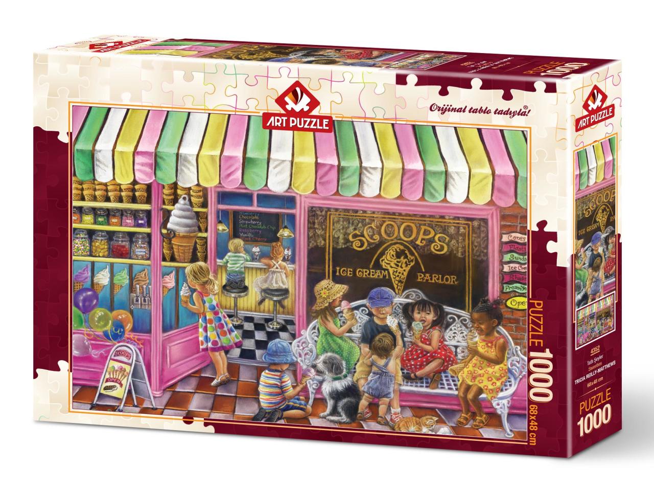 Art Puzzle Tatlı Şeyler 1000 Parça Puzzle