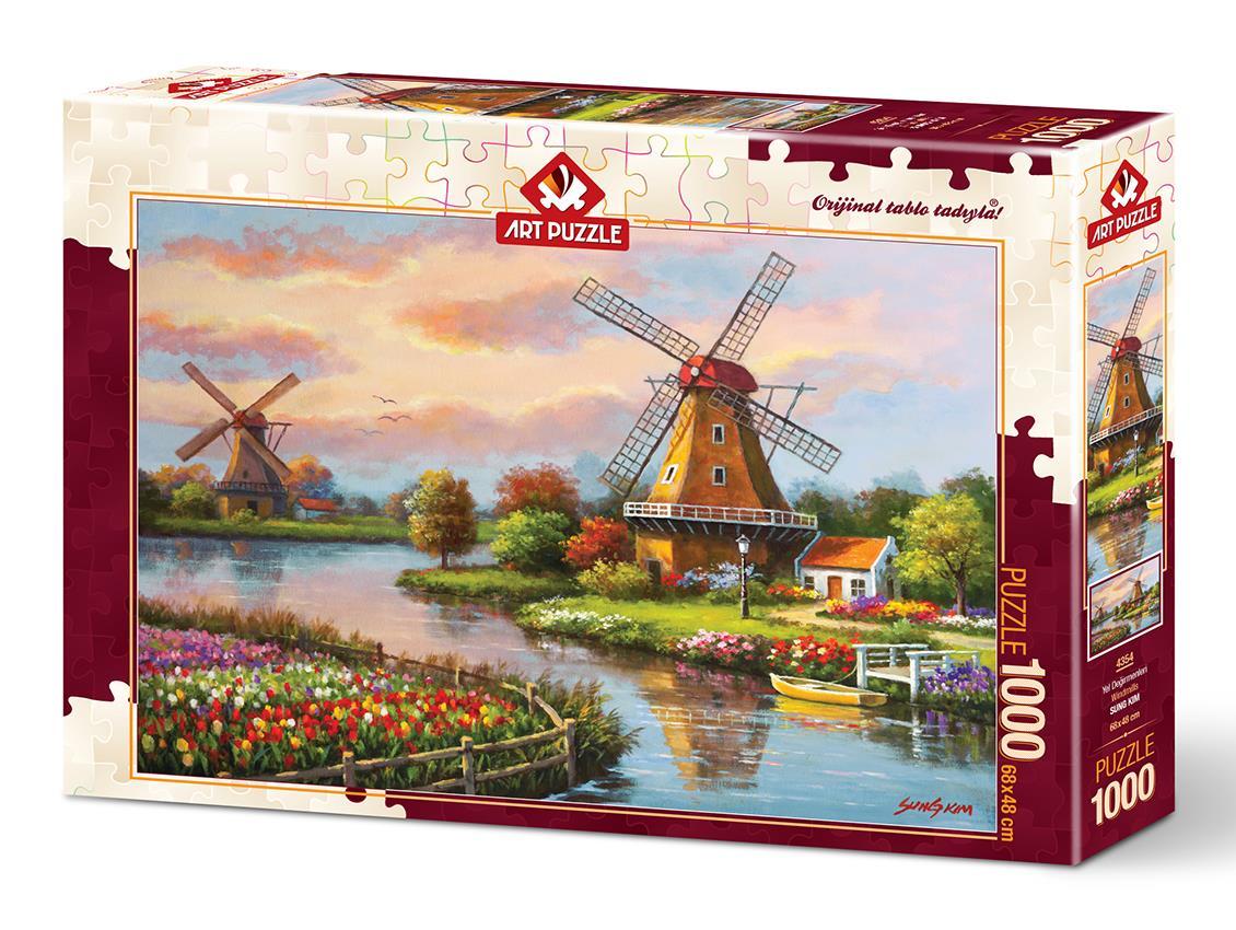 Art Puzzle Yel Değirmenleri 1000 Parça Puzzle