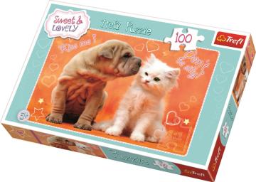 Trefl Puzzle Hugs And Kisses 100 Parça Yapboz