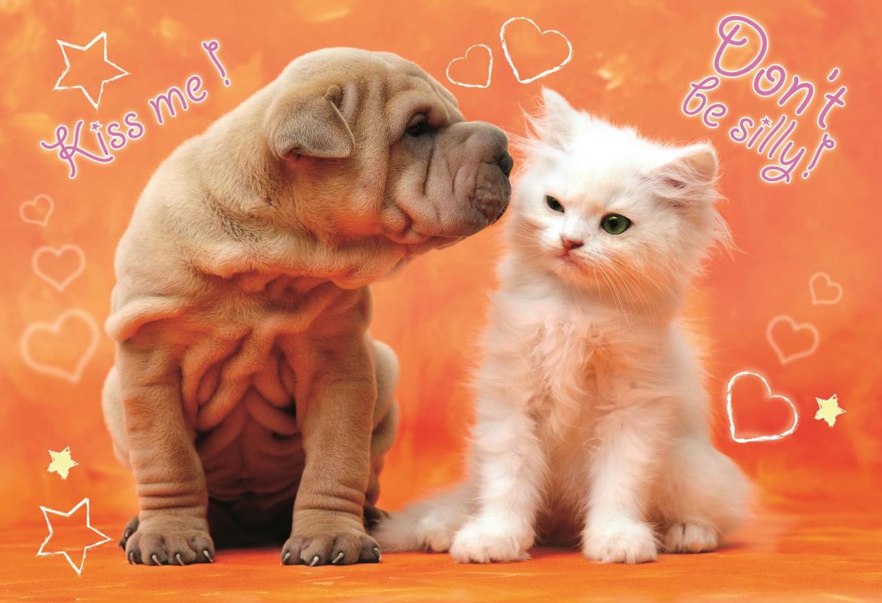 Trefl Puzzle Hugs And Kisses 100 Parça Yapboz