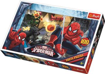 Trefl Puzzle Spiderman Escape, Marvel 100 Parça Yapboz