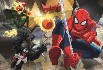 Trefl Puzzle Spiderman Escape, Marvel 100 Parça Yapboz