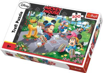 Trefl Puzzle Mickey Mouse & Friends Rollerskating 100 Parça Yapboz