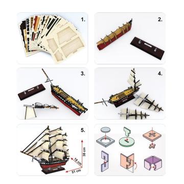 Cubic Fun USS Constitution Gemisi