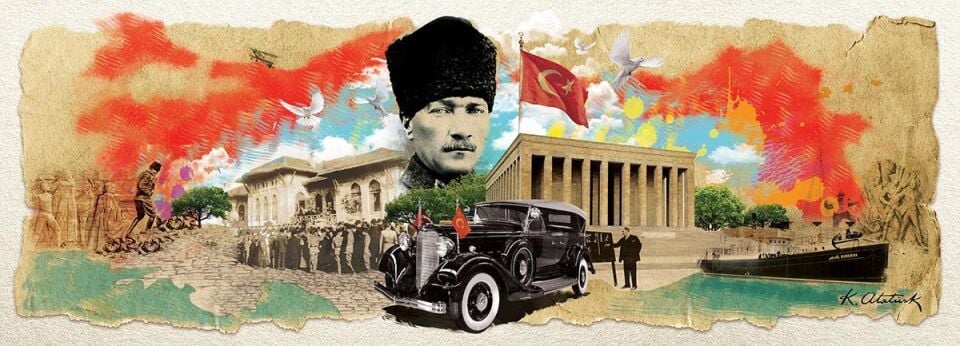 Art Puzzle Atatürk Kolajı  1000 Parça Panorama Puzzle