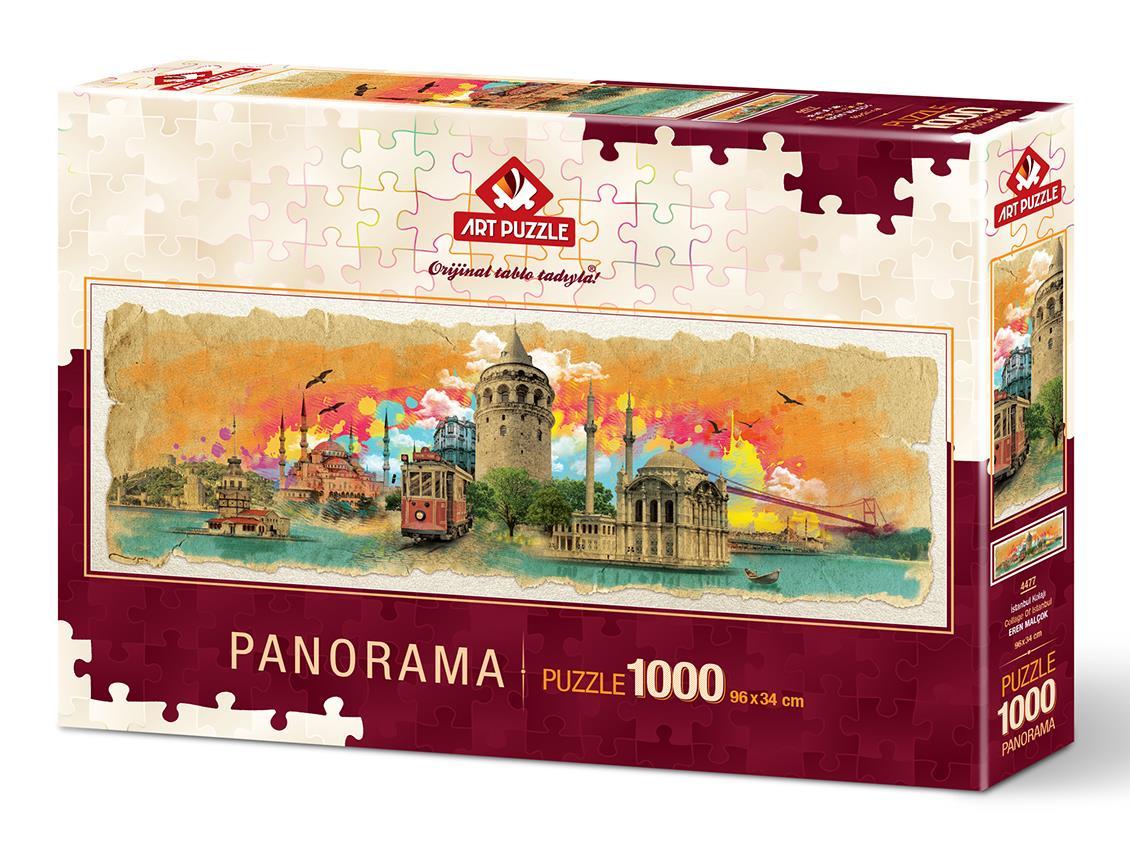 Art Puzzle İstanbul Kolajı  1000 Parça Panorama Puzzle