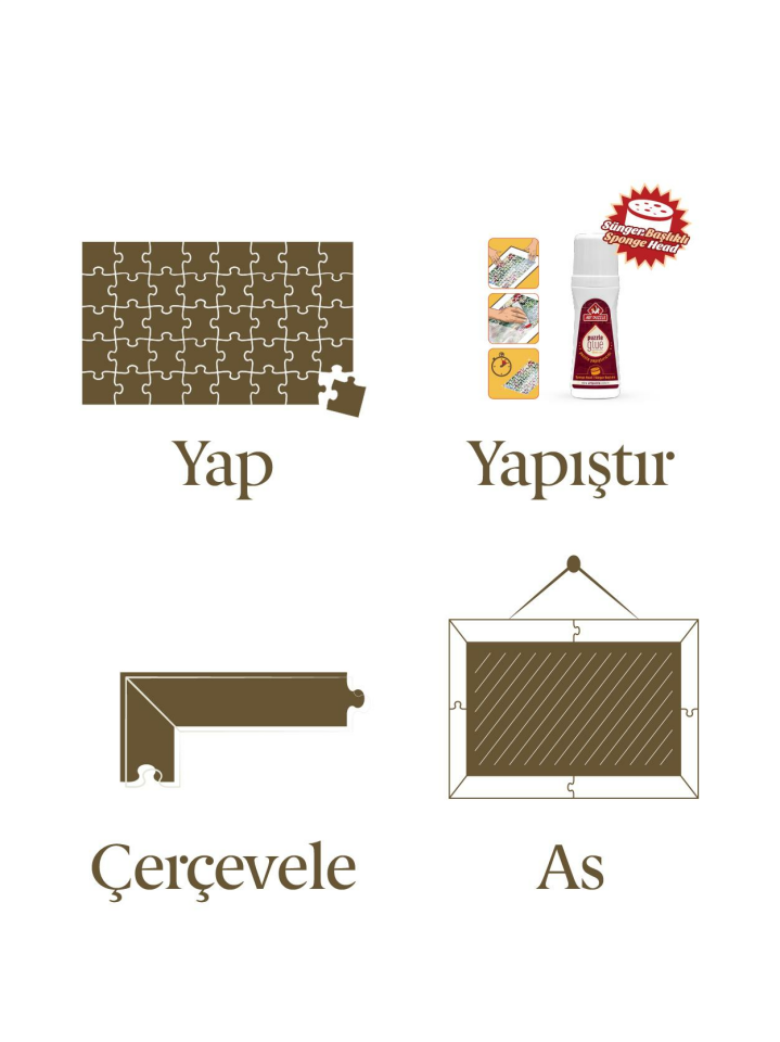 Art Puzzle Yıldızlı Gece 1000 Parça Çerçeveli Puzzle