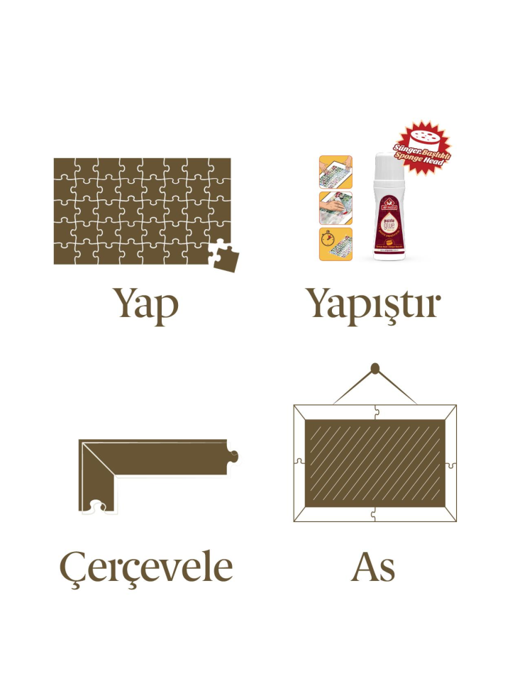 Art Puzzle Papirüs 1000 Parça Çerçeveli Puzzle