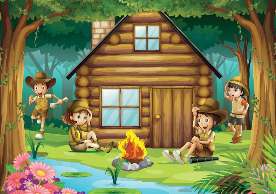 Yappuzz Kamp Ateşi 50 Parça Çoçuk Puzzle