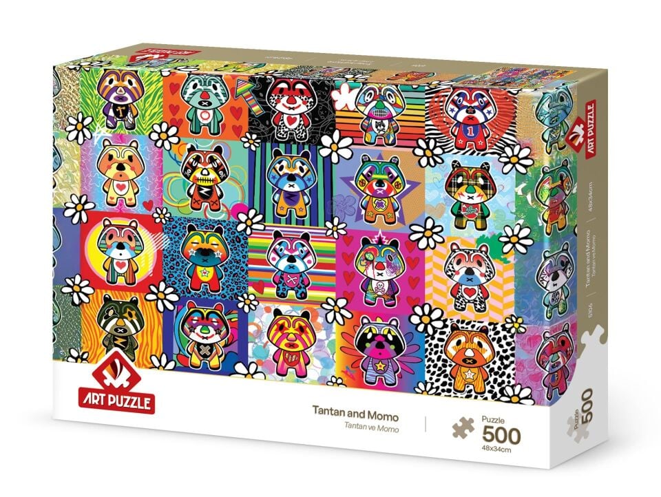 Art Puzzle Tantan Ve Momo 500 Parça Puzzle