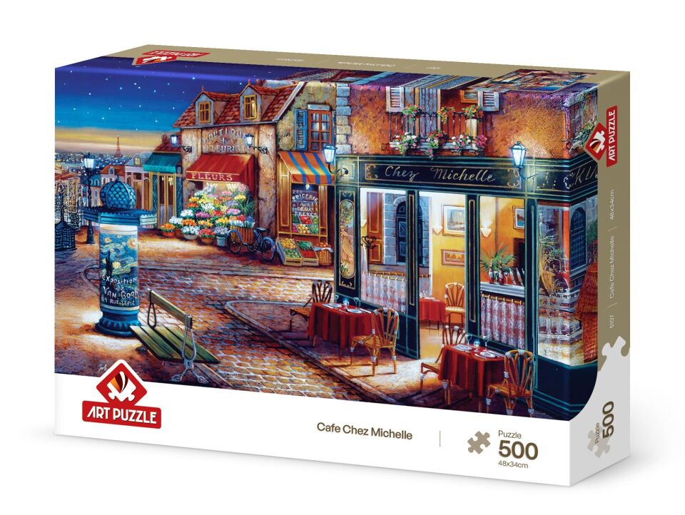 Art Puzzle Cafe Chez Michelle 500 Parça Puzzle - Puzzlesepeti