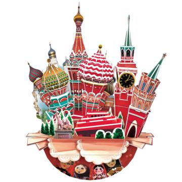 Cubic Fun Moskova Şehir Kompozisyonu
