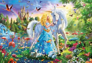 Educa Puzzle The Princess And The Unicorn 1000 Parça Puzzle