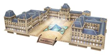 Cubic Fun Louvre Müzesi - Fransa (Led Işıklı)