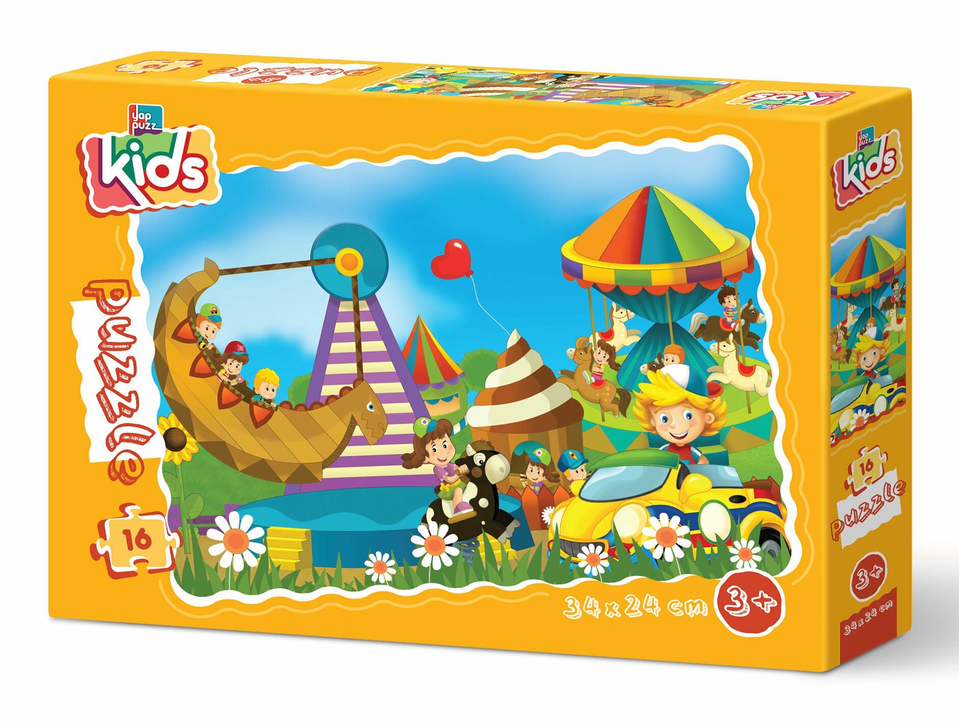 Yappuzz Atlı Karınca 16 Parça Puzzle