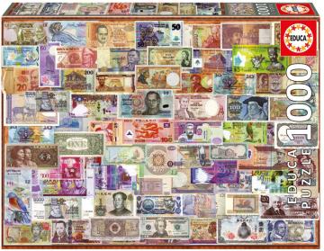 Educa Puzzle World Banknotes 1000 Parça Puzzle