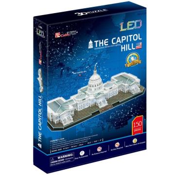 Cubic Fun Capitol Hill Kongre Binası - ABD (Led Işıklı)