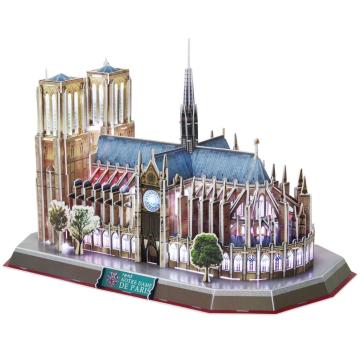 Cubic Fun Notre Dame Kilisesi - Fransa (Led Işıklı)
