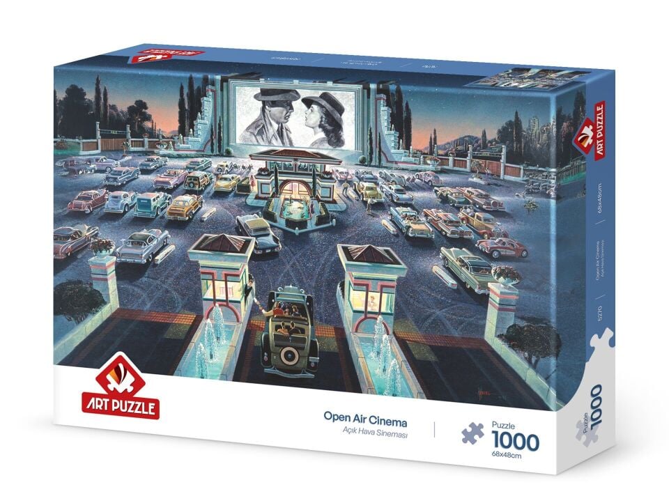 Art Puzzle Açık Hava Sineması 1000 Parça Puzzle