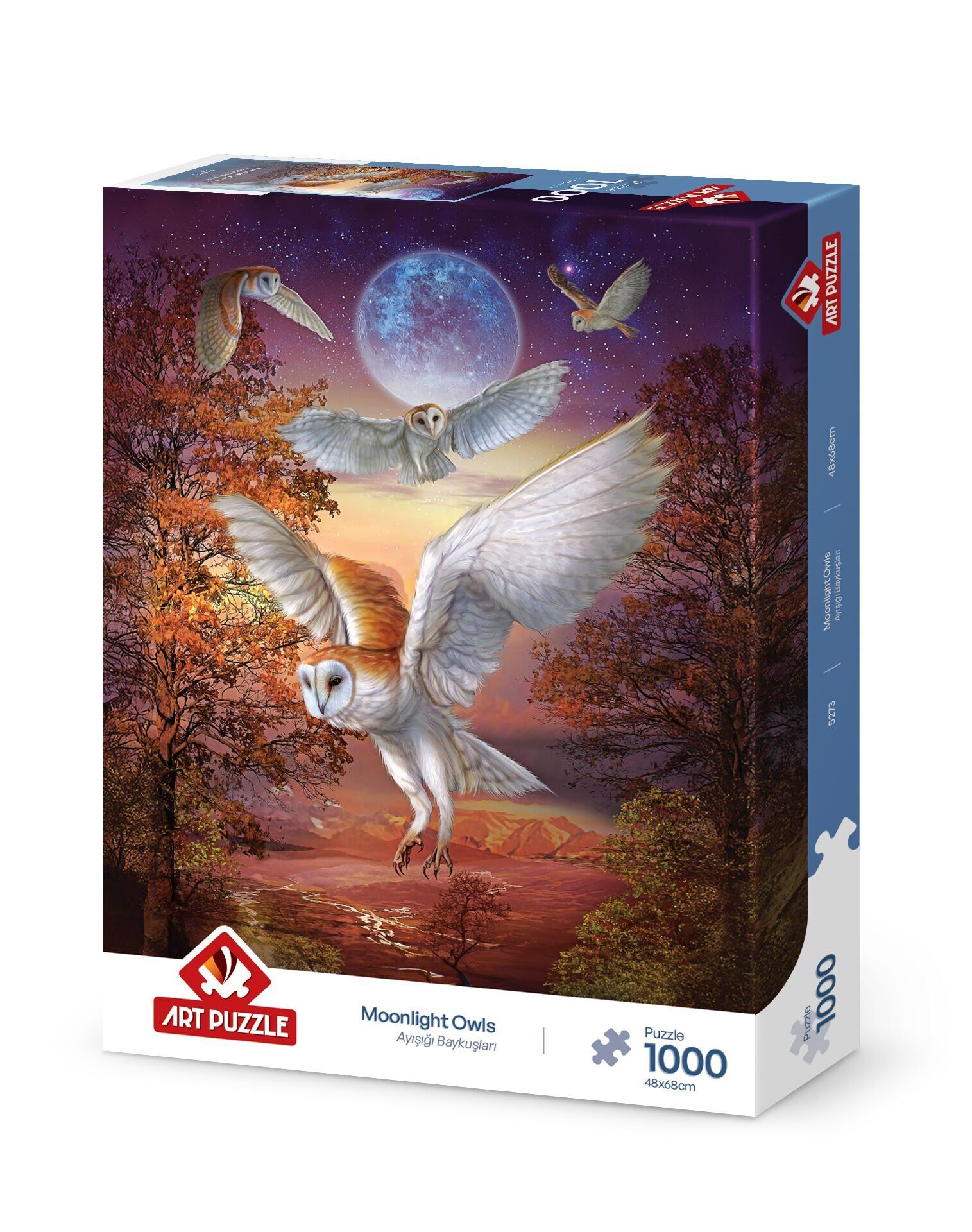 Art Puzzle Ayışığı Baykuşları 1000 Parça Puzzle