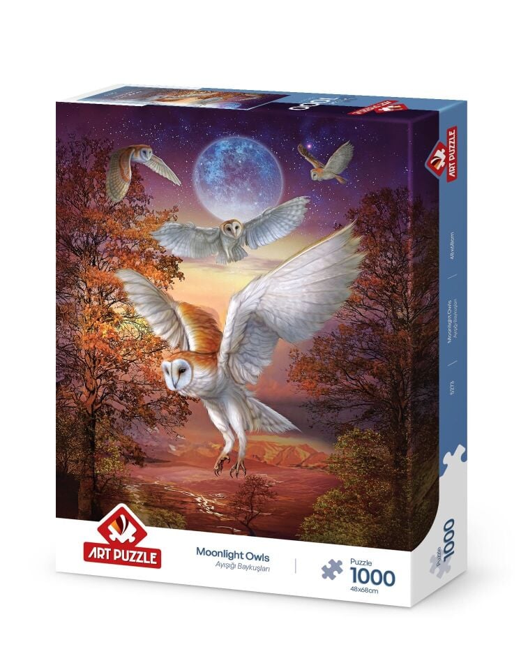 Art Puzzle Ayışığı Baykuşları 1000 Parça Puzzle