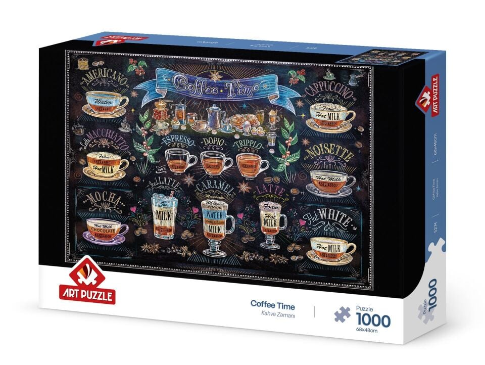 Art Puzzle Kahve Zamanı 1000 Parça Puzzle