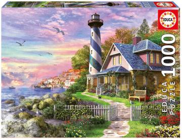 Educa Puzzle Lighthouse At Rock Bay 1000 Parça Puzzle