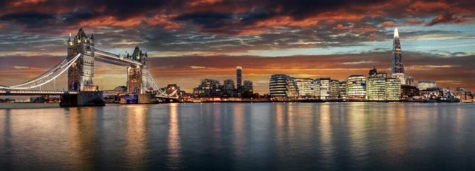 Art Puzzle Tower Bridge,London 1000 Parça Panorama Puzzle
