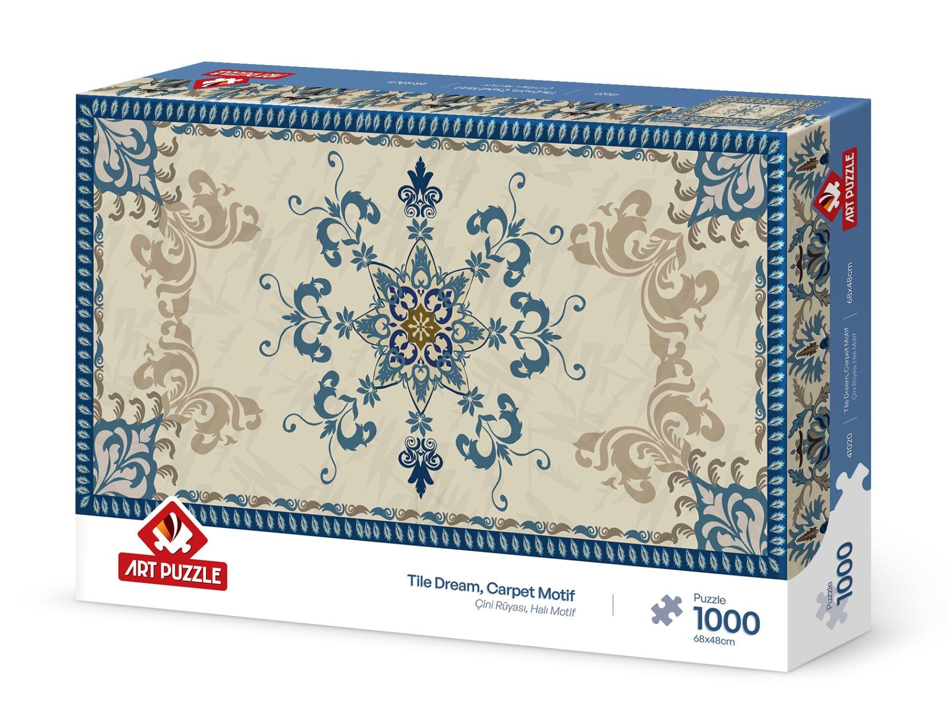 Art Puzzle Çini Rüyası-Halı Motif 1000 Parça Puzzle