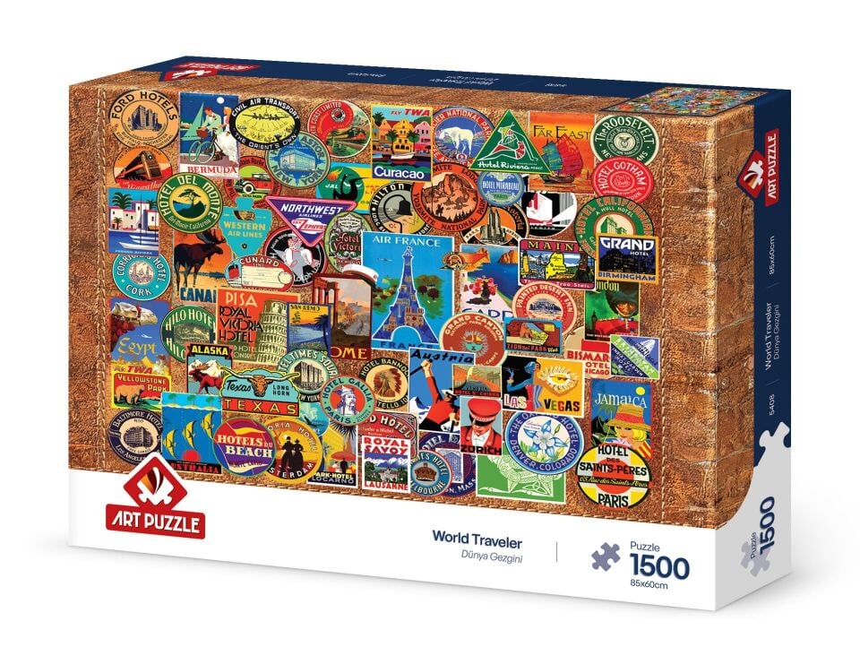 Art Puzzle Dünya Gezgini 1500 Parça Puzzle