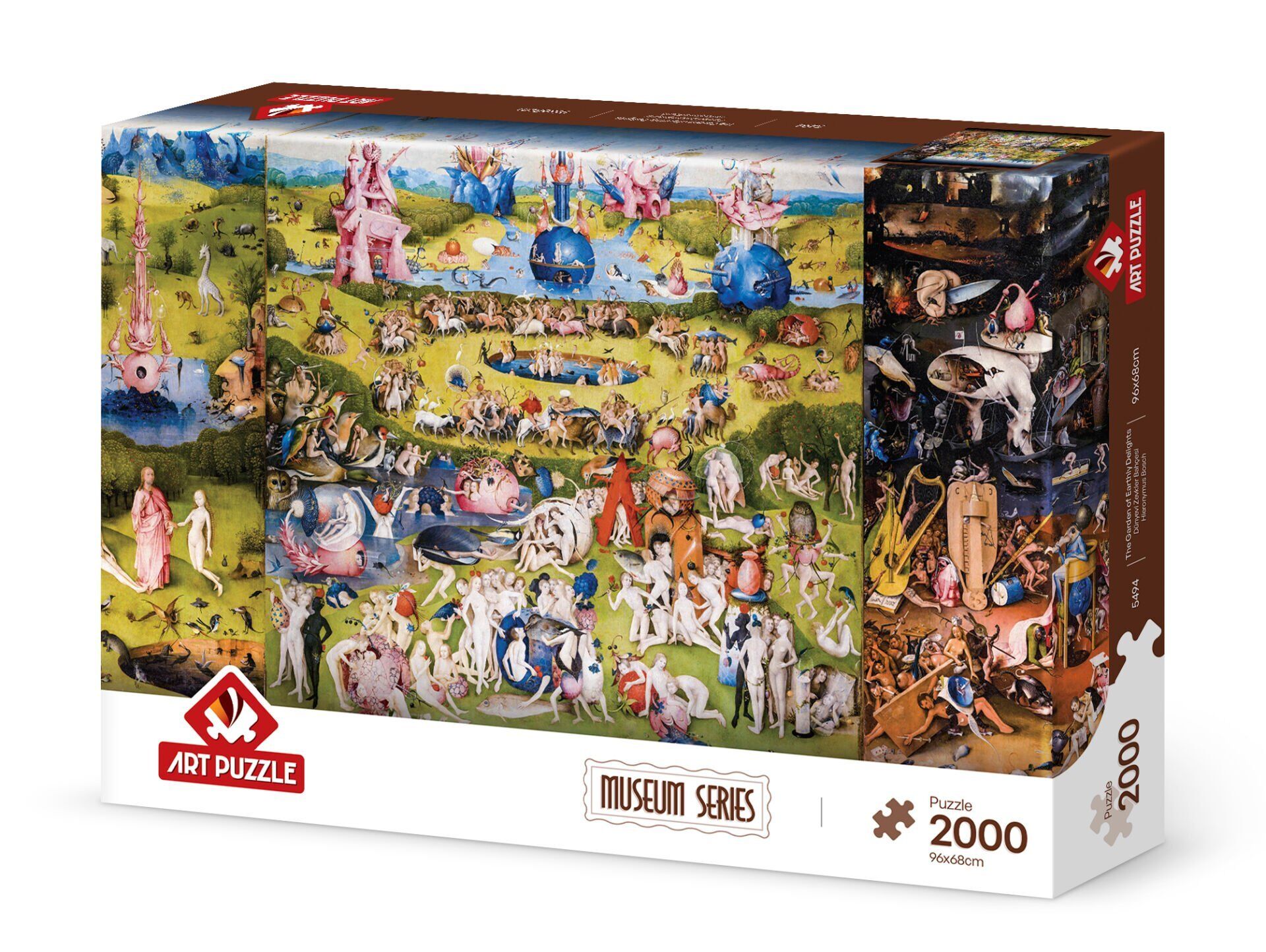 パッポヒ Art Puzzle Dünyevi Zevkler Bahçesi, Hieronymus Bosch 2000 Parça