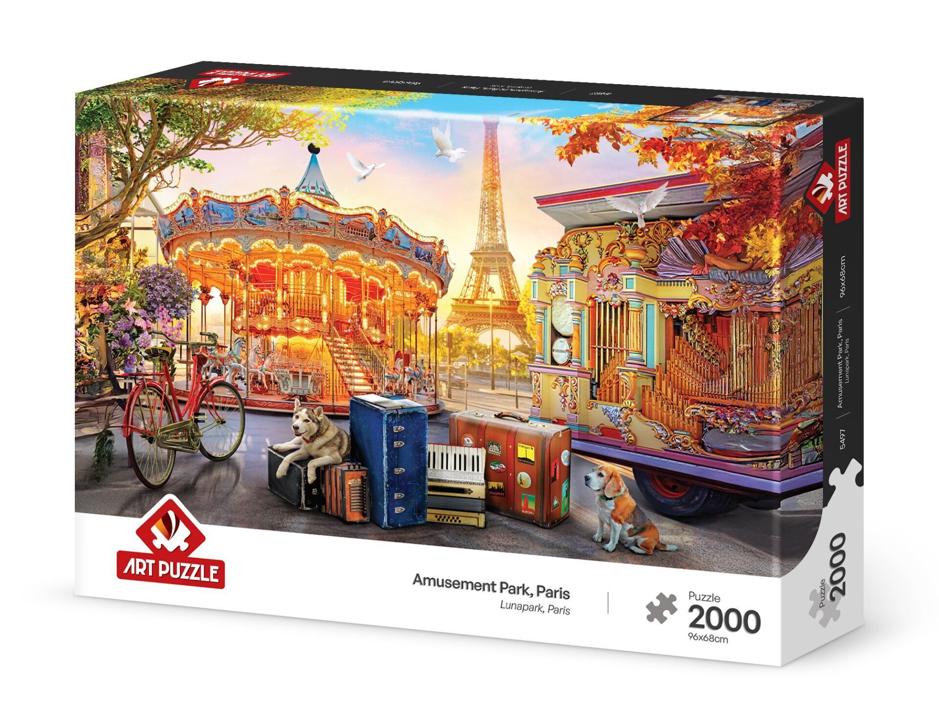 Art Puzzle Lunapark, Paris 2000 Parça Puzzle