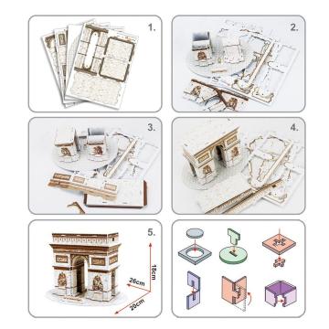 Cubic Fun Triumphal Arch Zafer Anıtı - Fransa